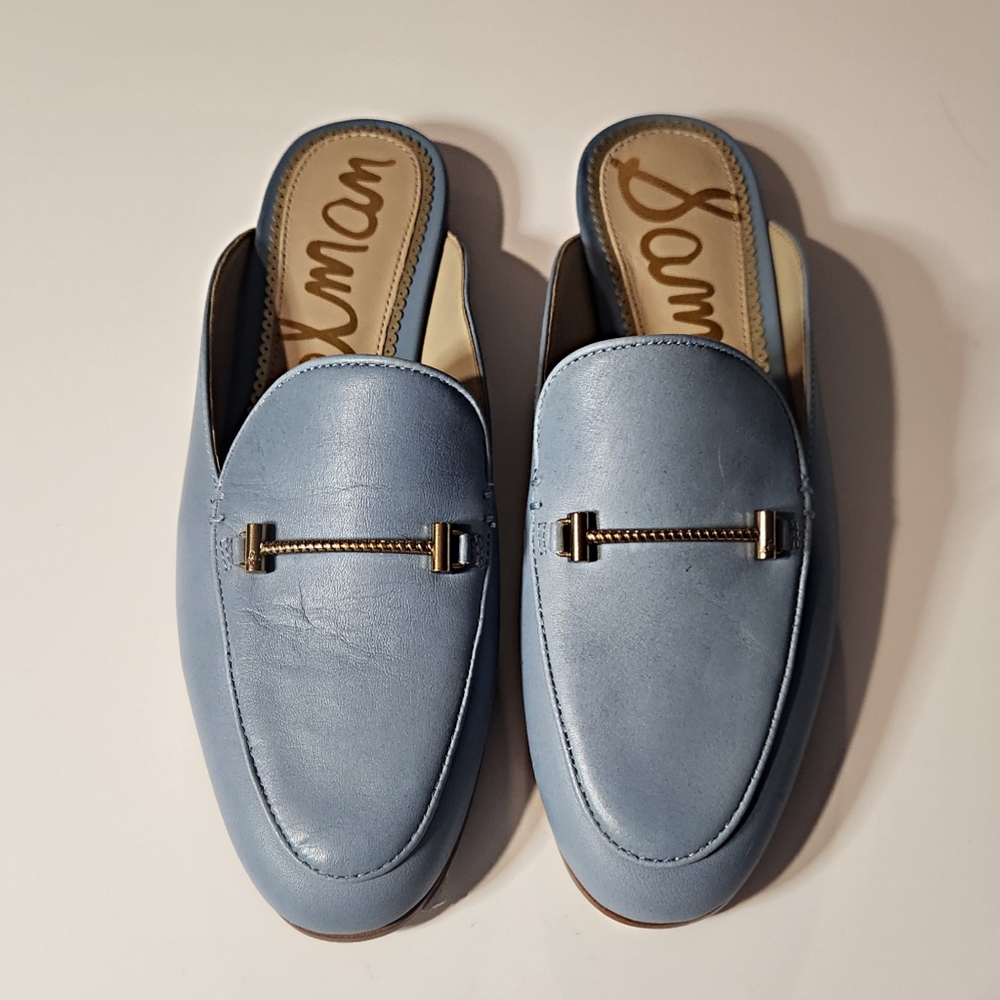 Women's Sam Edelman Sky Blue Laurna Mule